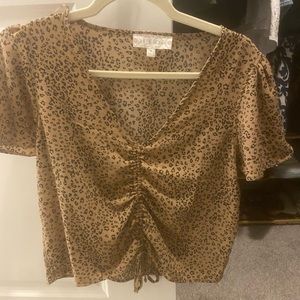 Cheetah print shirt
